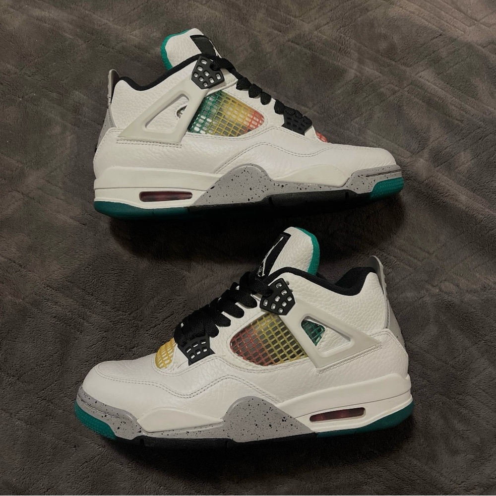 Wmn Jordan 4 Retro `Rasta’